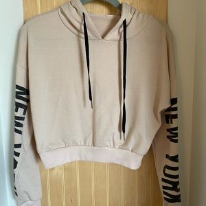 cropped hoodie